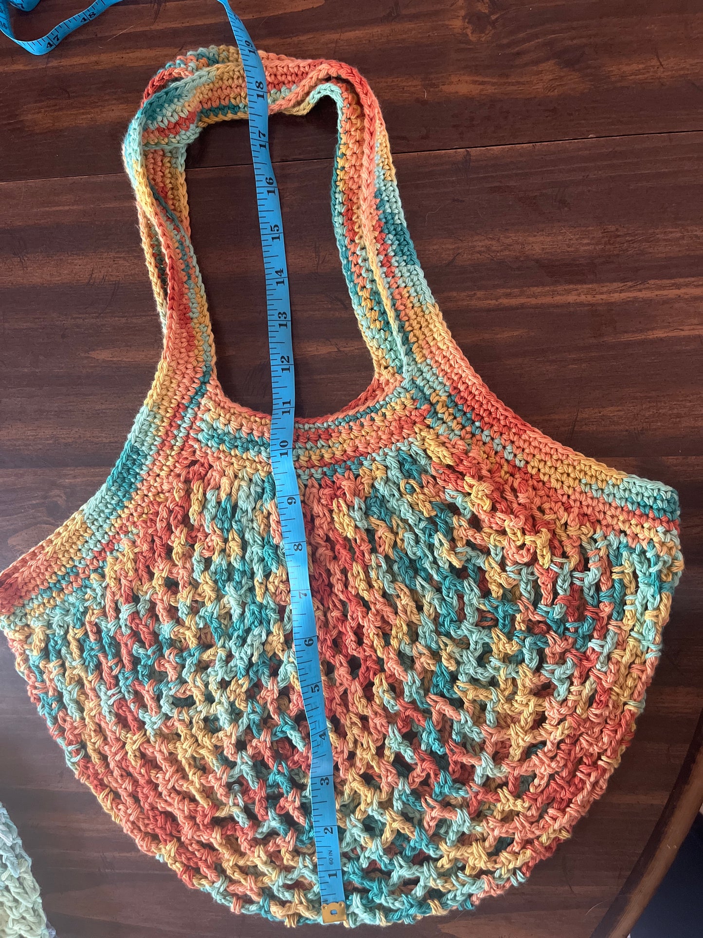 Desert Gold Mesh Market Bag