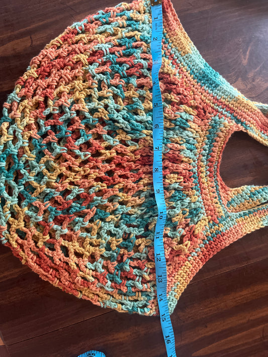 Desert Gold Mesh Market Bag